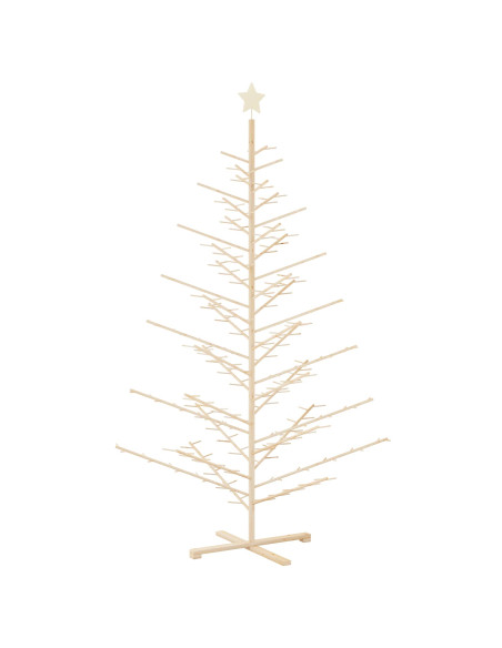 Albero di Natale in legno KOTKA 240 cm Legno Massello di Pino