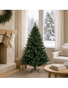 Albero di Natale Artificiale con Rami Pieghevoli 150 cm
