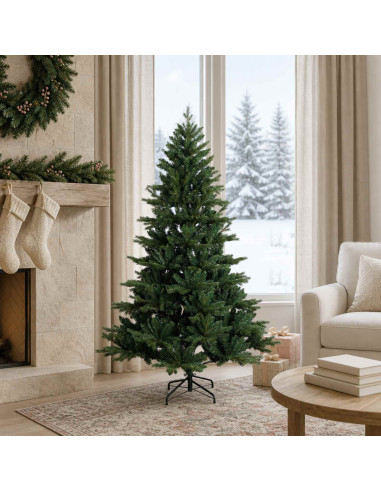 Albero di Natale Artificiale con Rami Pieghevoli 120 cm