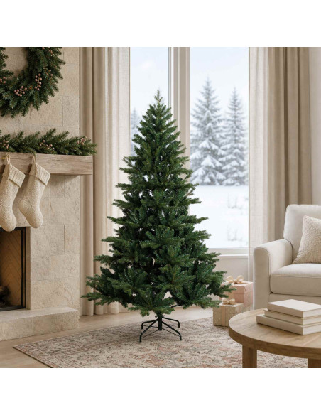Albero di Natale Artificiale con Rami Pieghevoli 150 cm