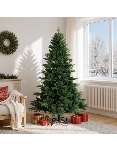 Albero di Natale Artificiale con Rami Pieghevoli 180 cm