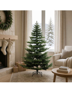 Albero di Natale Artificiale con Rami Pieghevoli 120 cm