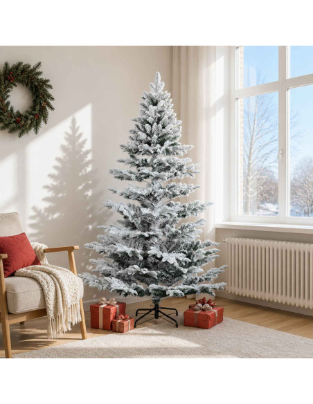 Albero di Natale Artificiale con Rami Pieghevoli 180 cm