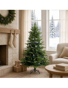 Albero di Natale Artificiale con Rami Pieghevoli 120 cm