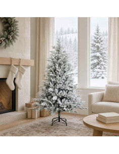 Albero di Natale Artificiale con Rami Pieghevoli 120 cm