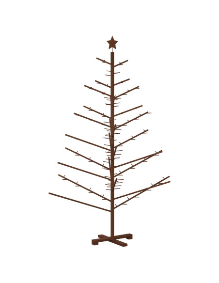 Albero di Natale in legno 180 cm Bambù e legno di pino massello