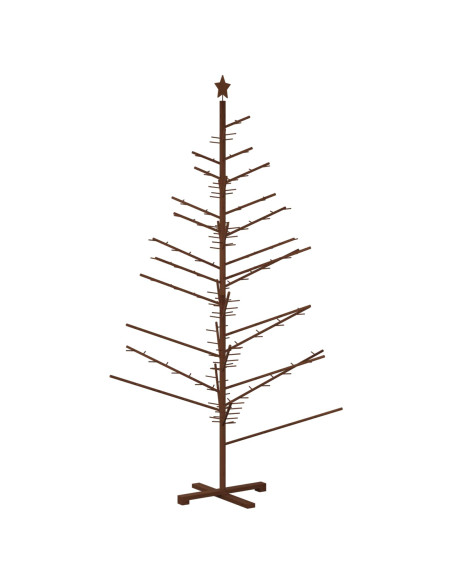 Albero di Natale in legno 210 cm Bambù e legno di pino massello