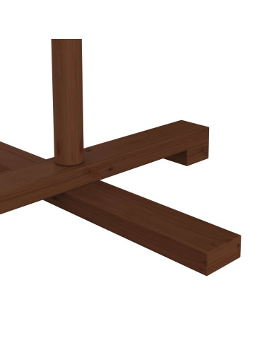 Albero di Natale in legno 125 cm Bambù e legno di pino massello