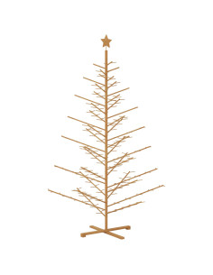 Albero di Natale in legno 240 cm Bambù e legno di pino massello 2