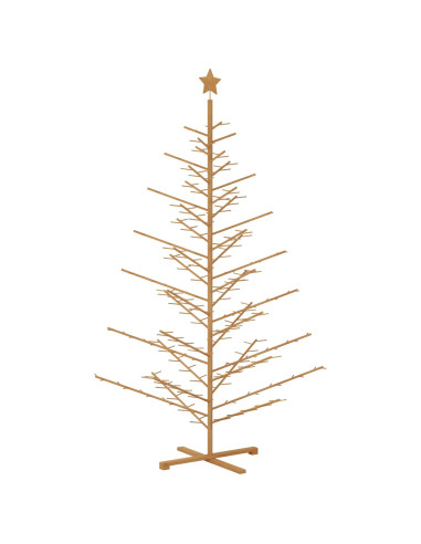 Albero di Natale in legno 240 cm Bambù e legno di pino massello