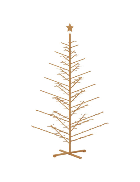 Albero di Natale in legno 240 cm Bambù e legno di pino massello