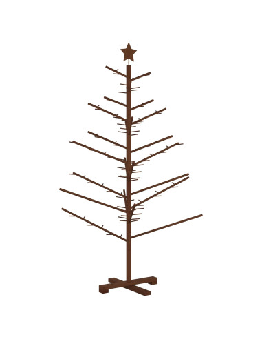 Albero di Natale in legno 150 cm Bambù e legno di pino massello