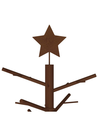 Albero di Natale in legno 150 cm Bambù e legno di pino massello