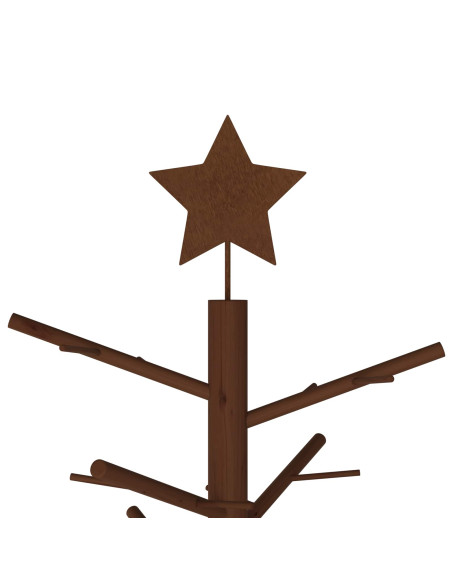 Albero di Natale in legno 150 cm Bambù e legno di pino massello