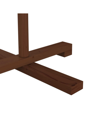 Albero di Natale in legno 150 cm Bambù e legno di pino massello