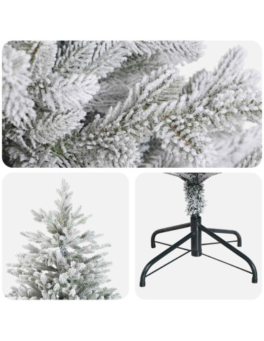 Albero di Natale Artificiale con Rami Pieghevoli 150 cm