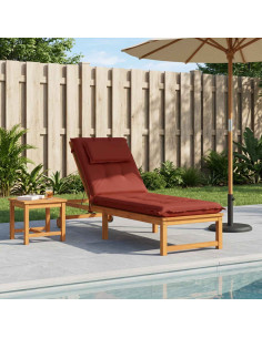 Cuscino per Lettino GEMERT 100% Poliestere Rosso