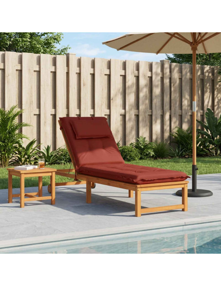 Cuscino per Lettino GEMERT 100% Poliestere Rosso