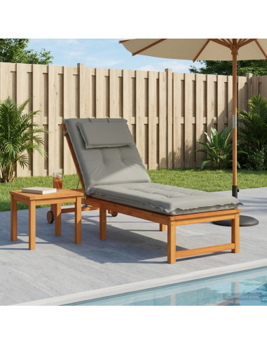 Cuscino per Lettino GEMERT 100% Poliestere Grigio