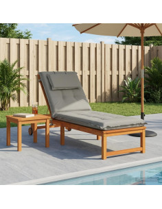 Cuscino per Lettino GEMERT 100% Poliestere Grigio
