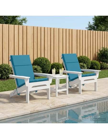 Cuscino per sedia a schienale alto GEMERT 2 pz 100% Poliestere