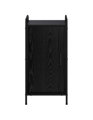 Credenza Rovere Nero 97 x 33 x 81 cm Legno ingegnerizzato