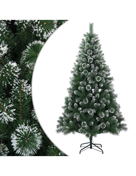 Albero di Natale artificiale 180 cm PVC e Metallo Verde
