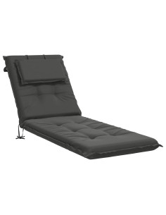Cuscino per Lettino GEMERT 100% Poliestere Antracite 2