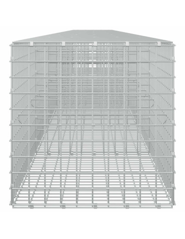Gabione con filo da 5 mm e rete da 5x5 cm 750x50x50 cm