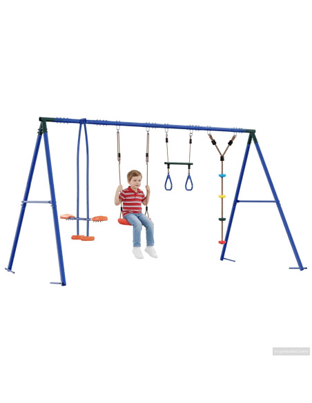 Set di Altalene per Esterni Multicolore 330 x 185 x 185 cm