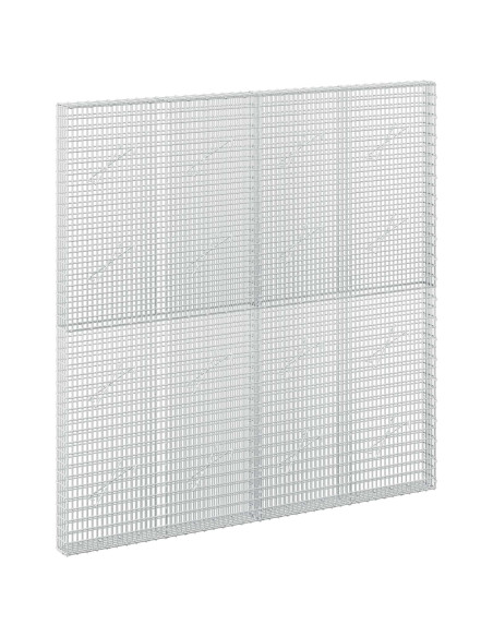 Gabione con filo da 3,5 mm e rete da 5x2,5 cm 200x10x200 cm