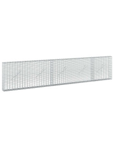Gabione con filo da 3,5 mm e rete da 5x2,5 cm 250x10x50 cm 2