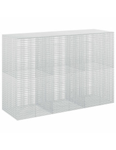 Gabione con filo da 3,5 mm e rete da 5x2,5 cm 300x100x200 cm 2