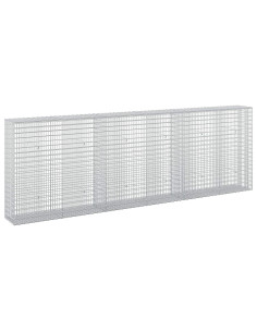 Gabione con filo da 3,5 mm e rete da 5x2,5 cm 300x30x100 cm 2