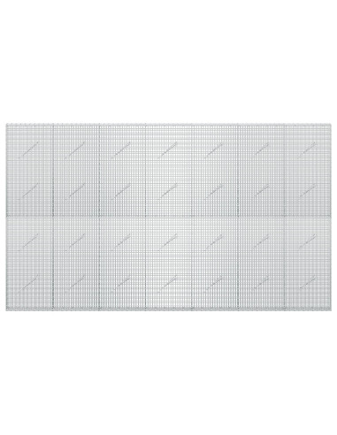 Gabione con filo da 3,5 mm e rete da 5x2,5 cm 350x10x200 cm
