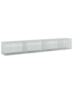 Gabione con filo da 3,5 mm e rete da 5x2,5 cm 350x50x50 cm 2