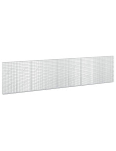 Gabione con filo da 3,5 mm e rete da 5x2,5 cm 450x10x100 cm 2