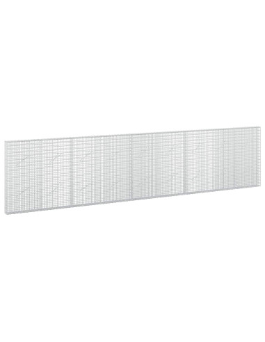 Gabione con filo da 3,5 mm e rete da 5x2,5 cm 450x10x100 cm