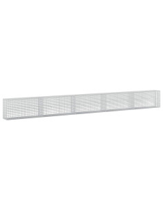 Gabione con filo da 3,5 mm e rete da 5x2,5 cm 500x30x50 cm 2