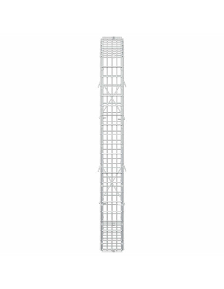 Gabione con filo da 3,5 mm e rete da 5x2,5 cm 50x10x100 cm