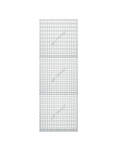 Gabione con filo da 3,5 mm e rete da 5x2,5 cm 50x10x150 cm