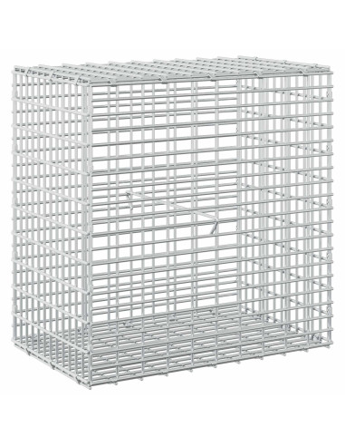 Gabione con filo da 3,5 mm e rete da 5x2,5 cm 50x30x50 cm