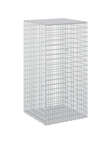 Gabione con filo da 3,5 mm e rete da 5x2,5 cm 50x50x100 cm