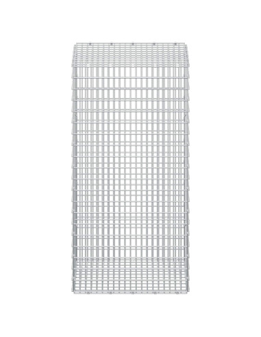 Gabione con filo da 3,5 mm e rete da 5x2,5 cm 50x50x100 cm
