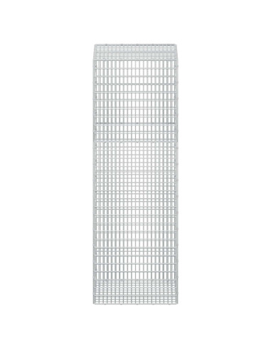 Gabione con filo da 3,5 mm e rete da 5x2,5 cm 50x50x150 cm