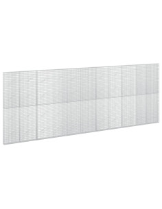 Gabione con filo da 3,5 mm e rete da 5x2,5 cm 550x10x200 cm 2