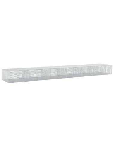 Gabione con filo da 3,5 mm e rete da 5x2,5 cm 600x100x50 cm