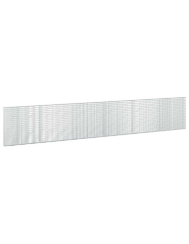 Gabione con filo da 3,5 mm e rete da 5x2,5 cm 600x10x100 cm