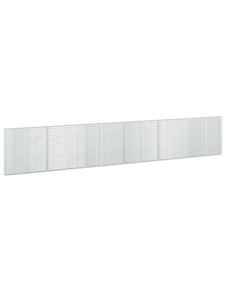 Gabione con filo da 3,5 mm e rete da 5x2,5 cm 600x10x100 cm