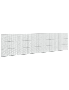 Gabione con filo da 3,5 mm e rete da 5x2,5 cm 600x10x150 cm 2